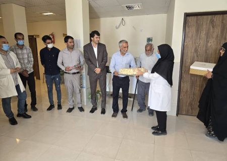 تجلیل از پرستاران در آیین بزرگداشت میلاد حضرت زینب (س) در بخش بمانی از شهرستان سیریک