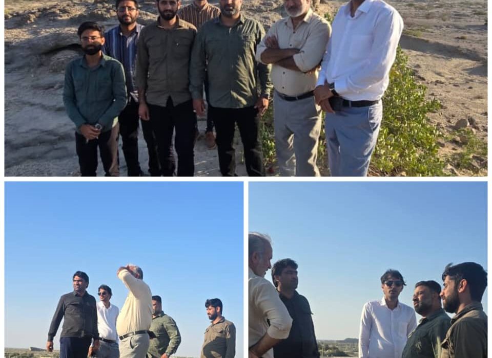 سرهنگ دوم پاسدار مجید حبشی:جانمایی مکان گلزار شهید گمنام روستای پالور شهرستان سیریک