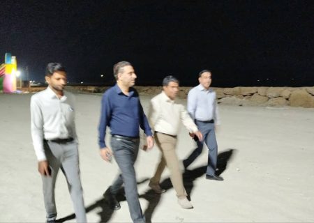 بازدید معاون هماهنگی امور عمرانی استانداری هرمزگان از پروژه‌های عمرانی بندر کوهستک