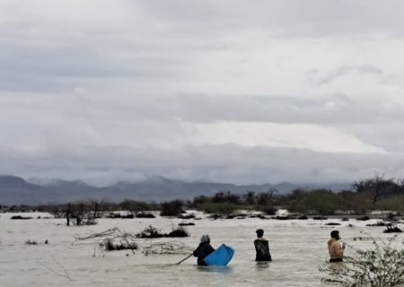 نخستین باران پاییزی در شهرستان سیریک