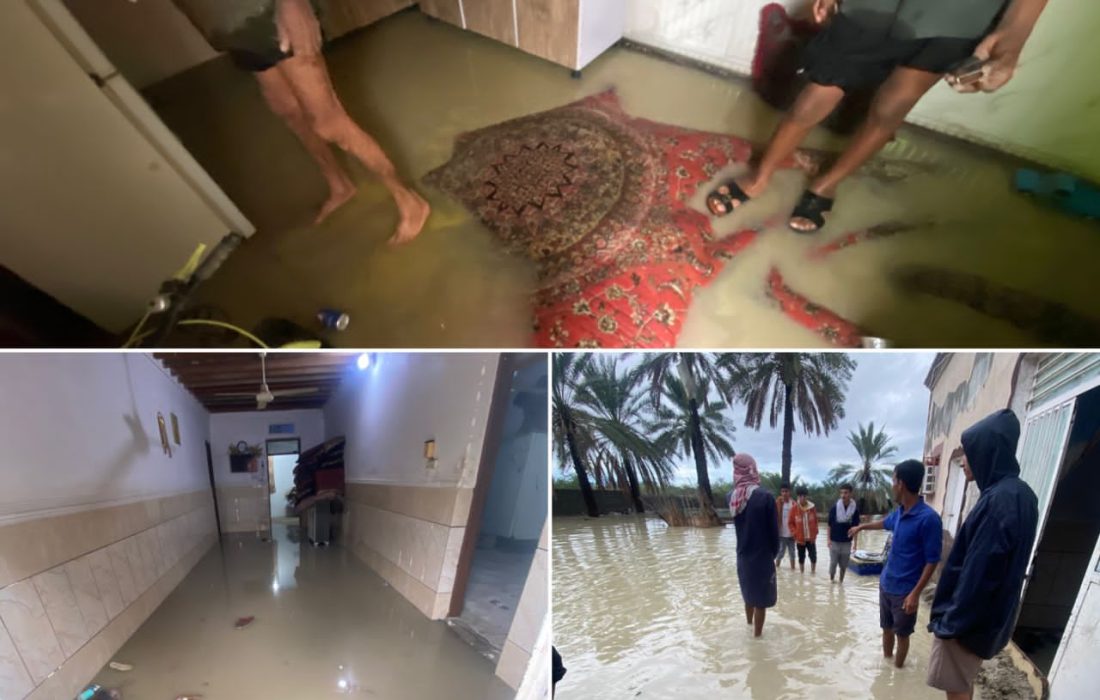 آغاز عملیات آواربرداری واحدهای تخریبشده از سیل در سیریک