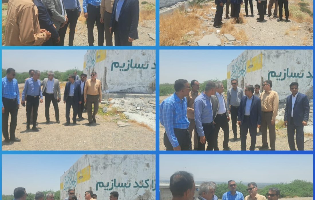 معاون سیاسی، امنیتی و اجتماعی استانداری از مخازن آسیب دیده بخش بمانی بازدید کرد.