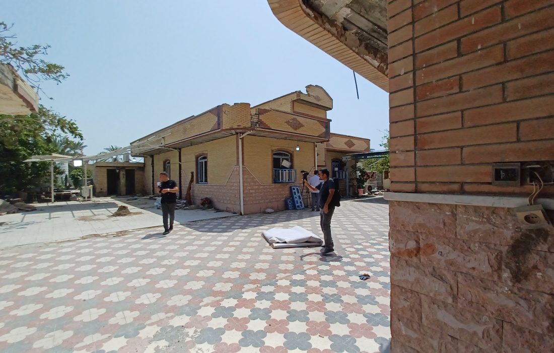 بازدید خبرنگاران خارجی از محل جنایت حمله آمریکا به عروسی در کوهستک
