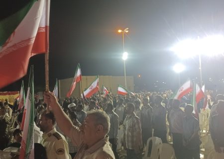 مراسم هشتمین یادواره شهدای شهرستان سیریک